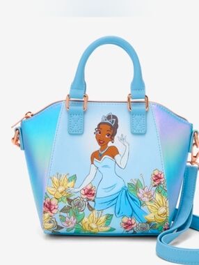 Loungefly Disney Princess and the Frog Tiana Mini satchel handbag Strap Purse